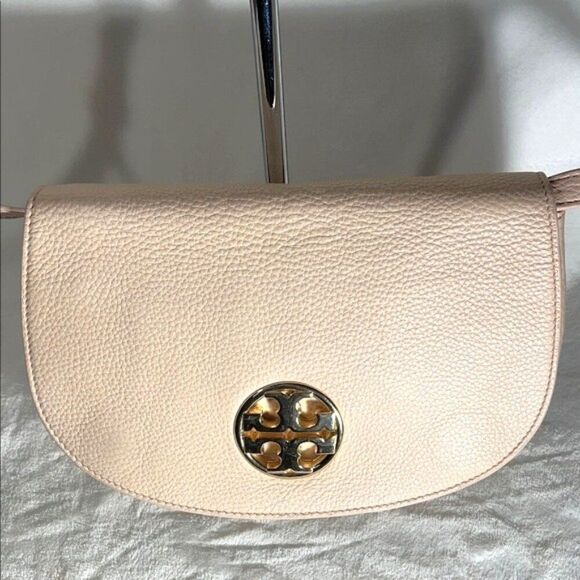 Tory Burch Jamie Crossbody Saddle Bag - Blush Pink - Picture 2 of 16